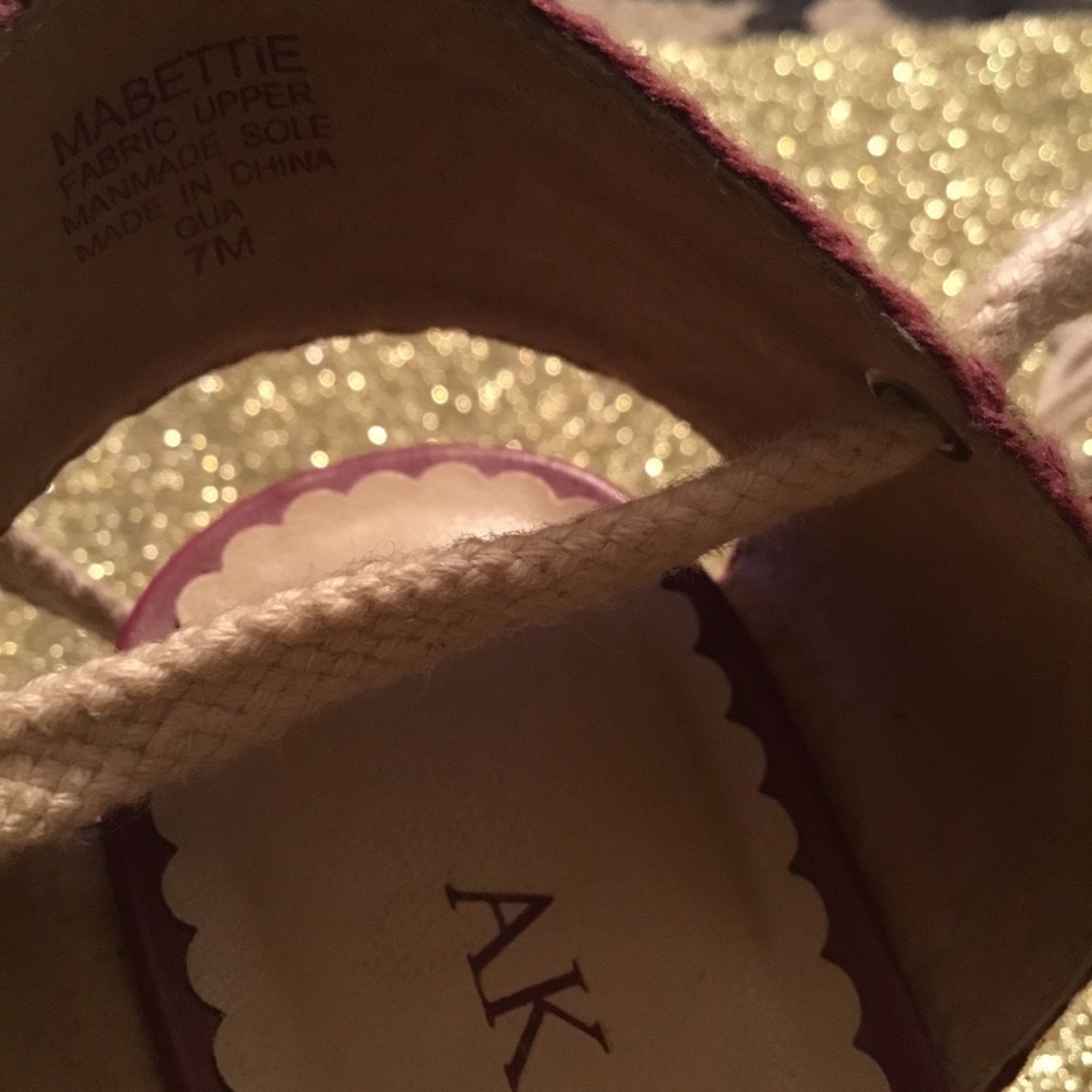 💛⚜️💛⚜️ ANNE KLEIN WOVEN KNIT LOOK SHOES ⚜️… - Picture 4 of 8